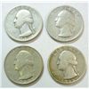 Image 1 : 4  1932S Washington quarters   FINE or better