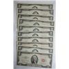 Image 1 : ( 10 ) $2.00 RED SEAL NOTES VF OR BETTER