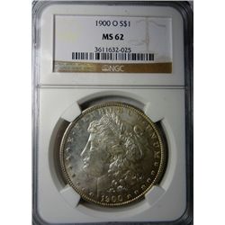 1900-O MORGAN DOLLAR NGC MS 62