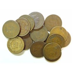 28 1884 Indian pennys Good or better