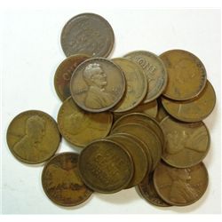 24 1911D Lincoln pennys 17 G/VG-3 Fine