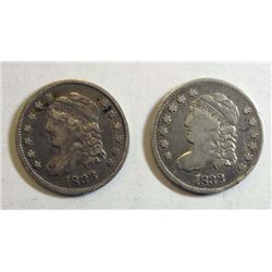 1832-33  Bust half dime  Fine