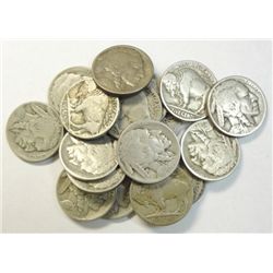 34  1925D  Buffalo nickels  good or better. You could go thru 000's of 25D