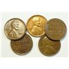 5 1931D Lincoln pennys 1  AU  4  XF/AU