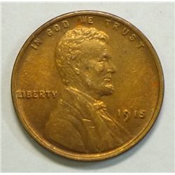 1915 Lincoln penny    AU58