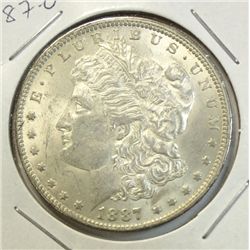 1887O  Morgan $  MS62