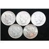 Image 1 : 1922 (2), 1922-D (2) & 1927-D Peace $1, Lot of 5