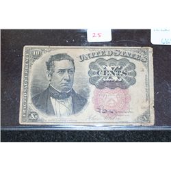 1874 United States 10 Cents Fractional Currency