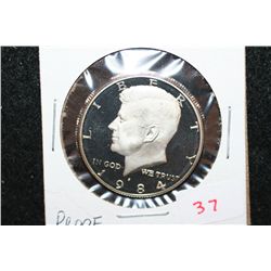 1984-S Kennedy Half Dollar; Proof