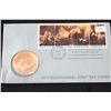 Image 1 : 1976 American Revolution Bicentennial First Day Cover Thomas Jefferson Commerative Medallion W/Posta