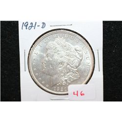 1921-D Silver Morgan $1