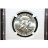 Image 1 : 1957-D Ben Franklin Half Dollar, NGC Graded MS64 FBL