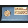 Image 1 : 1972 American Revolution Bicentennial First Day Cover George Washington Commerative Medal W/Postal S