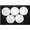 Image 1 : 1922, 1922-D (2) & 1922-S (2) Peace $1, Lot of 5