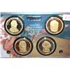 Image 1 : US Mint Presidential $1 Coin Proof Set; Harrison, Tyler, Polk & Taylor