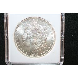 1904-O Silver Morgan $1, MCPCG Graded MS62