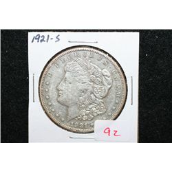 1921-S Silver Morgan $1
