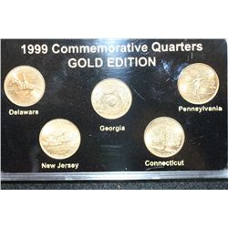 1999-D US State Quarter Mint Proof Set, Gold Edition