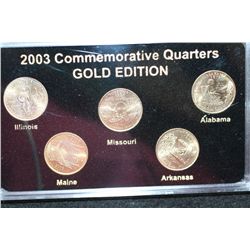2003-P US State Quarter Mint Proof Set, Gold Edition