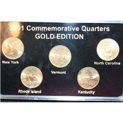 2001 US State Quarter Mint Proof Set, Gold Edition