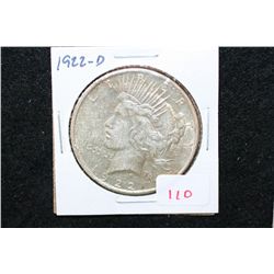 1922-D Peace $1