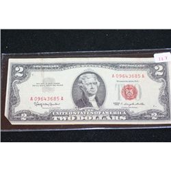 1963 United States Note $2, Red Seal