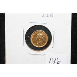 1851 Liberty $1 Gold Coin