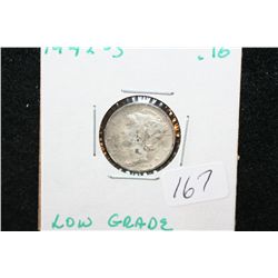 1942-S Mercury Dime, Low Grade