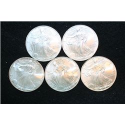 2006 Silver Eagle $1, Lot of 5