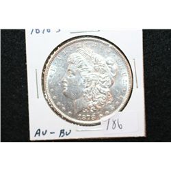 1878-S Silver Morgan $1, AU/BU