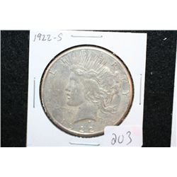 1922-S Peace $1