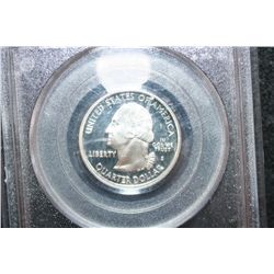 2000-S New Hampshire State Quarter-Silver; PCGS Graded PR69DCAM