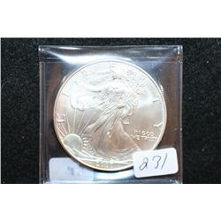 2000 Silver Eagle $1