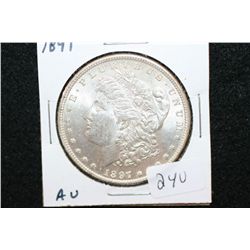 1897 Silver Morgan $1, AU