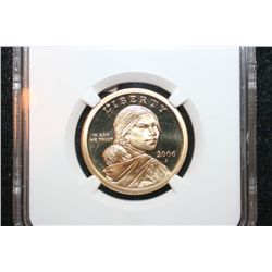 2006-S Sacagawea $1, NGC Graded PF69 Ultra Cameo