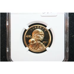 2002-S Sacagawea $1, NGC Graded PF69 Ultra Cameo