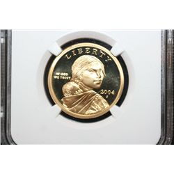 2004-S Sacagawea $1, NGC Graded PF69 Ultra Cameo