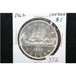 1962 Canada $1 "Canoe" Foreign Coin