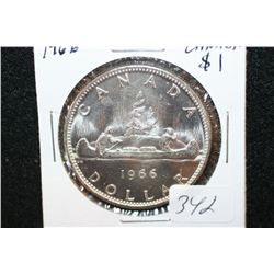 1966 Canada $1 "Canoe" Foreign Coin