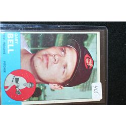 1963 MLB Gary Bell-Cleveland Indians Baseball Card