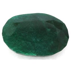 African Emerald Loose Gems 45.94ctw Oval Cut