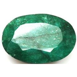 African Emerald Loose Gems 78.21ctw Oval Cut