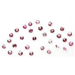Natural 3.11ctw Pink Tourmaline Round 3-3.5mm (29)
