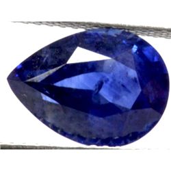 Natural 1.08ctw Ceylon Sapphire Pear Shape Stone