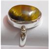 Image 1 : Natural 27.20 ctw Tiger Eye Oval Ring 925 Sterling
