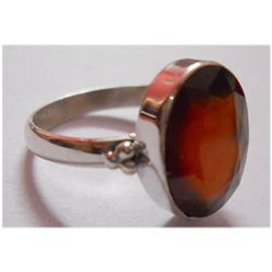 Natural 21.30 ctw Semi-Precious Oval Ring 925 Sterling