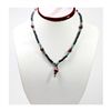 Image 1 : Natural 124.00 ctw Emerald Ruby Sapphire Bead Necklace