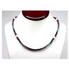 Image 1 : Natural 147.85 ctw Emerald Ruby Sapphire Pearl Necklace