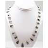 Image 1 : 75.10 ctw Natural Smoke Quartz Bead Necklace