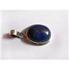 Image 1 : Natural 23.50 ctw Lapis Oval Pendant .925 Sterling